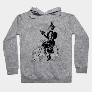 Vintage Female Cyclists Hoodie